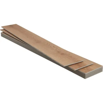 Sale Kwantum 2in1 Klik PVC Jiggs Eiken Met Geïntegreerde Ondervloer Je Berekent Hoeveel Meters Je Nodig Hebt Door Lengte En Breedte In Te Vullen