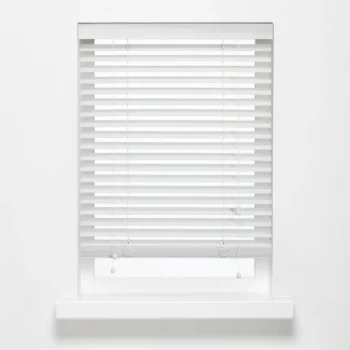 Outlet Kwantum Bamboe Jaloezie Jax Wit 80x175 Cm 080X175CM