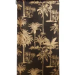 Outlet Kwantum Behang Manouk Zwart