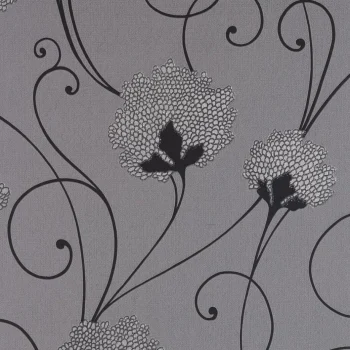 Fashion Kwantum Behang Romy Grijs