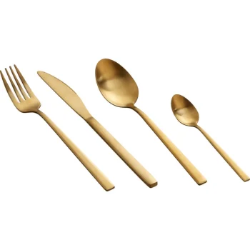 Fashion Kwantum Bestekset 16-Delig Goud