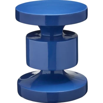 Outlet Kwantum Bijzettafel Pinetto Blauw 33x33x40 Cm