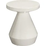 Outlet Kwantum Bijzettafel Povo Zand ø 40x40 Cm