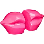 Sale Kwantum Boekensteun Lips Fuchsia