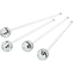 New Kwantum Cocktailsticks Disco Zilver - 4 Stuks