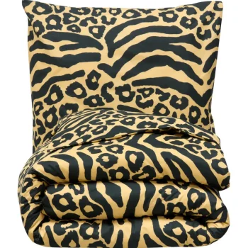 Discount Kwantum Dekbedovertrek Boaz Zand 140x220 Cm