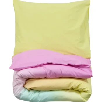 Outlet Kwantum Dekbedovertrek Sacha - Geel 240x220 Cm