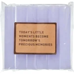 Sale Kwantum Dinerkaars 12 Cm - 6 Stuks Lila