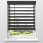 Hot Kwantum Fenstr Bamboe Jaloezie Wessel 50mm Zwart