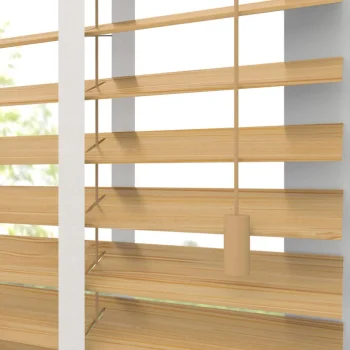 Online Kwantum Fenstr Bamboe Jaloezie Wietze Honing 50mm
