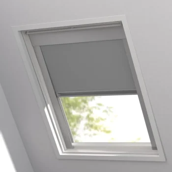 Discount Kwantum Fenstr Dakraam Rolgordijn Dave Grijs Verduisterend LichtGrijs