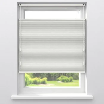 Fashion Kwantum Fenstr Dubbel Plissé Aniek Verduisterend Wit