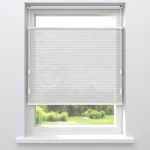 Hot Kwantum Fenstr Dubbel Plissé Elena Lichtdoorlatend Wit