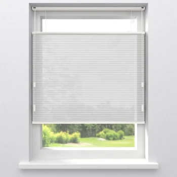 Hot Kwantum Fenstr Dubbel Plissé Elena Lichtdoorlatend Wit