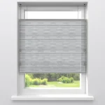 Best Kwantum Fenstr Dubbel Plissé Ezra Lichtdoorlatend LichtGrijs