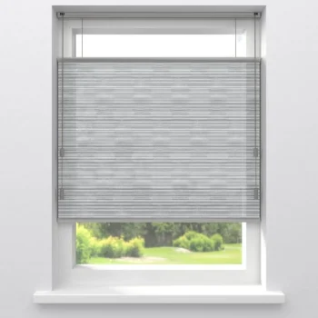 Best Kwantum Fenstr Dubbel Plissé Ezra Lichtdoorlatend LichtGrijs