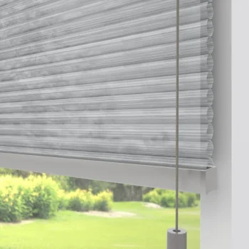 Best Kwantum Fenstr Dubbel Plissé Ezra Lichtdoorlatend LichtGrijs