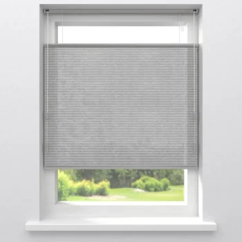 Discount Kwantum Fenstr Dubbel Plissé Jana Grijs Lichtdoorlatend LichtGrijs