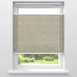 Hot Kwantum Fenstr Dubbel Plissé Jana Lichtdoorlatend Zand