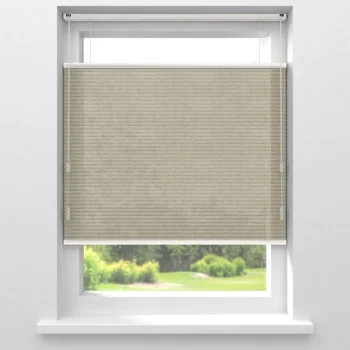 Hot Kwantum Fenstr Dubbel Plissé Jana Lichtdoorlatend Zand