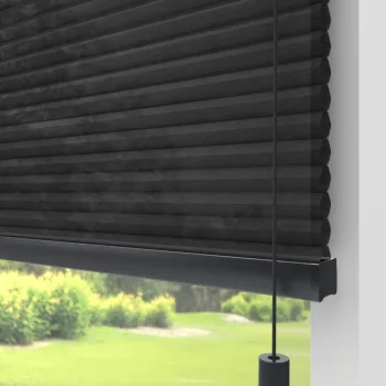 Outlet Kwantum Fenstr Dubbel Plissé Jana Lichtdoorlatend Zwart