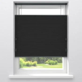 Discount Kwantum Fenstr Dubbel Plissé Thirza Verduisterend Zwart