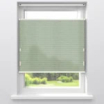 Outlet Kwantum Fenstr Dubbel Plisségordijn Dana Groen Lichtdoorlatend