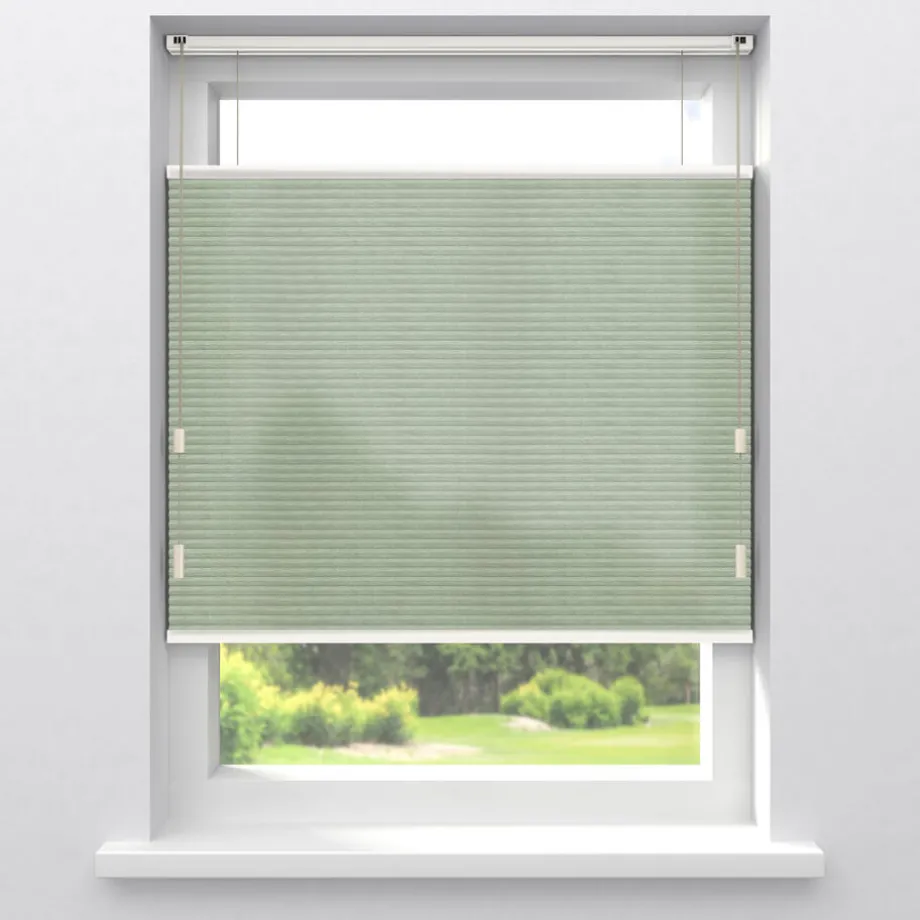 fenstr-dubbel-plissgordijn-dan-cLlNGNMH-0.webp Outlet Kwantum Fenstr Dubbel Plisségordijn Dana Groen Lichtdoorlatend