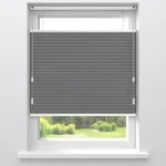 Clearance Kwantum Fenstr Dubbel Plisségordijn Elin Verduisterend Grijs
