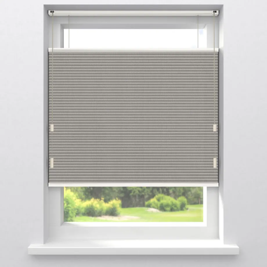 fenstr-dubbel-plissgordijn-eli-frlRJFio-0.webp Sale Kwantum Fenstr Dubbel Plisségordijn Elin Verduisterend Zand