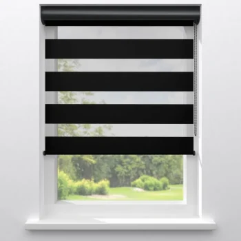 Outlet Kwantum Fenstr Duo Rolgordijn Mace Zwart