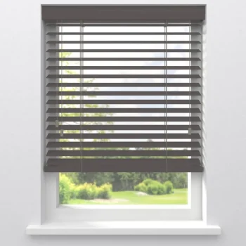 Discount Kwantum Fenstr Houten Jaloezie Jens 50mm Grijs