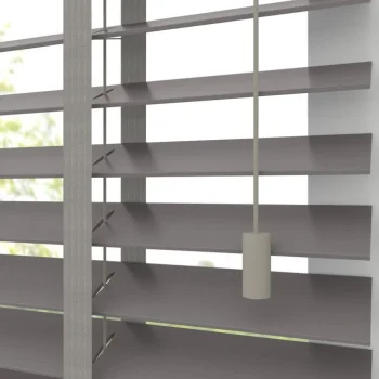 Discount Kwantum Fenstr Houten Jaloezie Jens 50mm Grijs