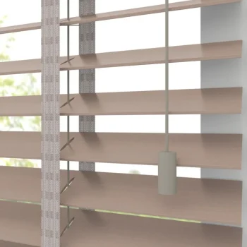 Outlet Kwantum Fenstr Houten Jaloezie Jens 50mm Naturel