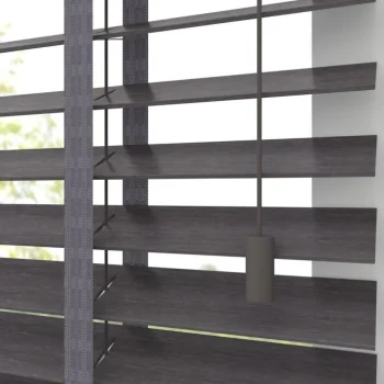 New Kwantum Fenstr Houten Jaloezie Jonas Grijs 50mm