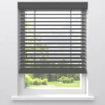 Sale Kwantum Fenstr Houten Jaloezie Wouter Midden Grijs 50mm Mid.Grijs