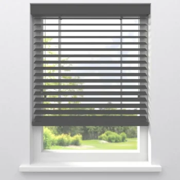 Sale Kwantum Fenstr Houten Jaloezie Wouter Midden Grijs 50mm Mid.Grijs