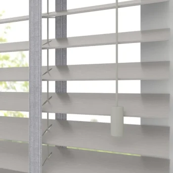 Best Kwantum Fenstr Houten Jaloezie Wouter Licht Grijs 50mm LichtGrijs