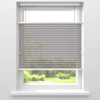 Outlet Kwantum Fenstr Plissé Fenna Cappucino Transparant Cappuccino