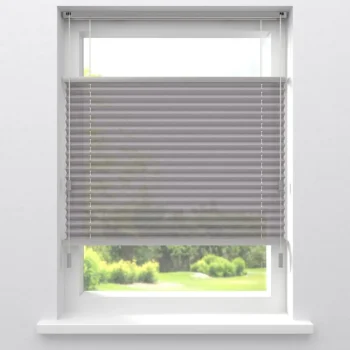 Fashion Kwantum Fenstr Plissé Lise Lichtdoorlatend Grijs