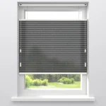 Clearance Kwantum Fenstr Plisségordijn Raya Lichtdoorlatend Antraciet