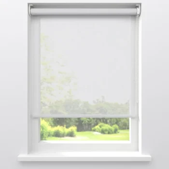 Clearance Kwantum Fenstr Rolgordijn Emma Transparant Wit