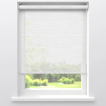 Fashion Kwantum Fenstr Rolgordijn Fleur Wit Transparant