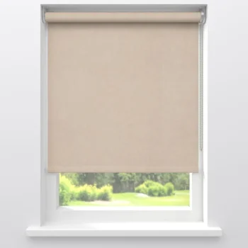 Discount Kwantum Fenstr Rolgordijn Gus Velours Deels Verduisterend Zand