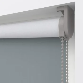 Hot Kwantum Fenstr Rolgordijn Noor Staalgrijs Verduisterend Mid.Grijs