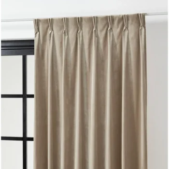 Hot Kwantum Gordijn Velours Juliet Naturel