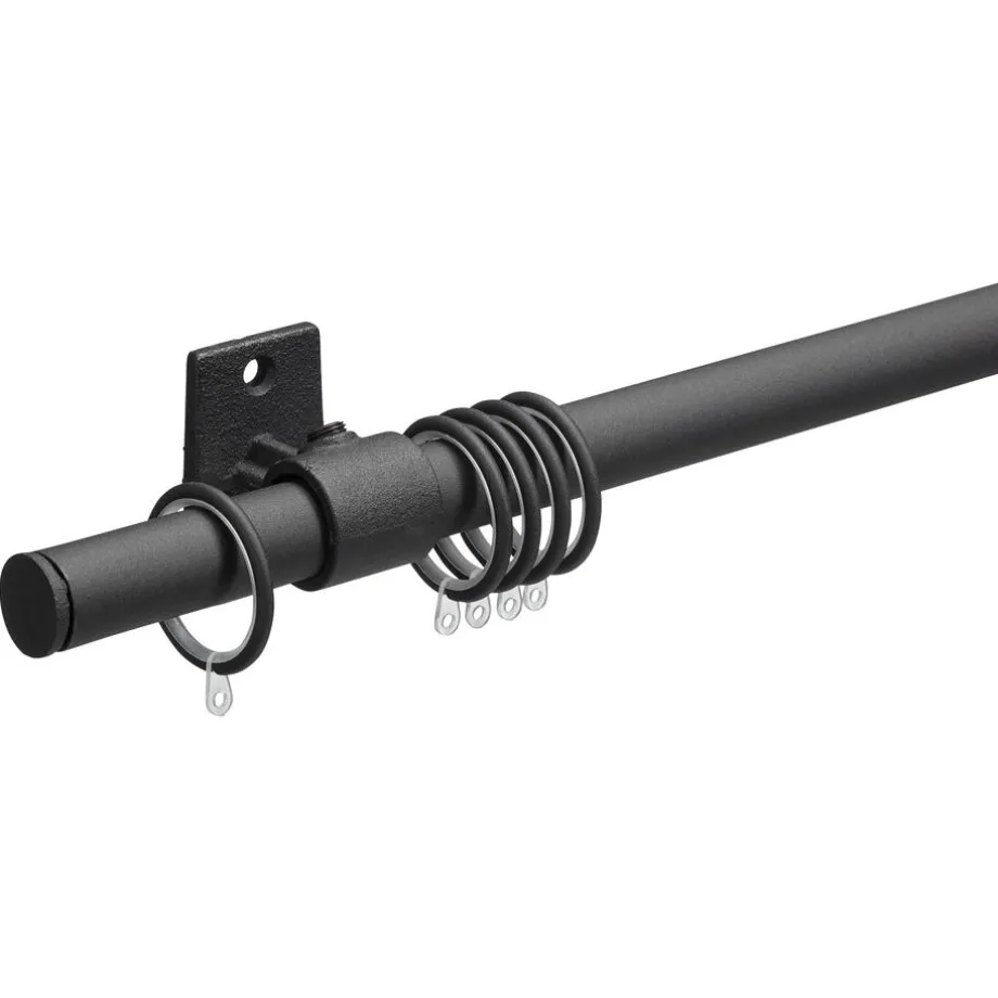 gordijnroede-160-cm-mat-zwart-fAMkmZtc-1.webp Sale Kwantum Gordijnroede 160 Cm Mat Zwart Staal - Ø28mm