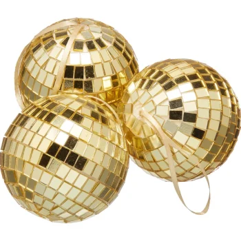 Fashion Kwantum Hanger Discobal - 3 Stuks Goud