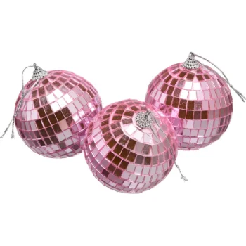 Online Kwantum Hanger Discobal Roze - 3 Stuks