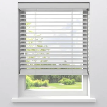 Hot Kwantum Houten Jaloezie Xander 50mm Wit